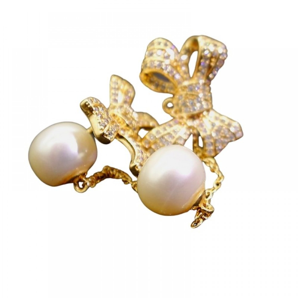 Bow Long Collection Stud Earring