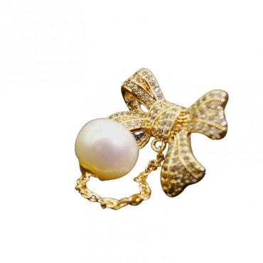 Bow Long Collection Stud Earring