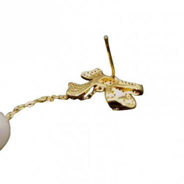 Bow Long Collection Stud Earring