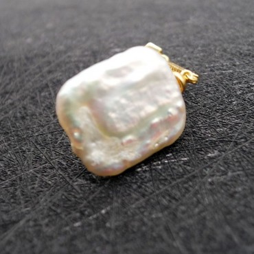 Square Shape Long Collection Pearl Stud Earring