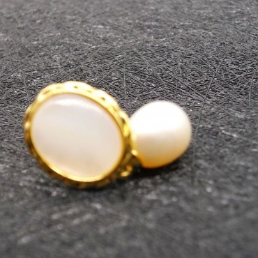 Retro Opal Pearl Stud Earring