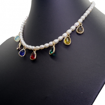 Fashion Colorful Collection Pearl Set