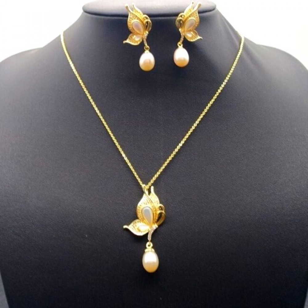 3D Butterfly Pearl shell Set