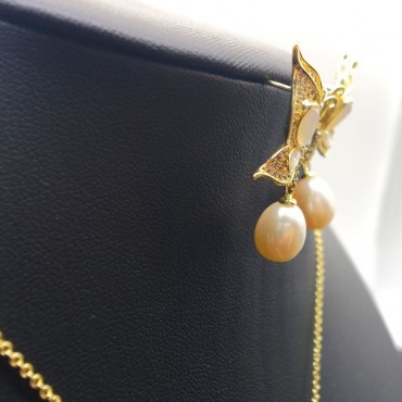 3D Butterfly Pearl shell Set