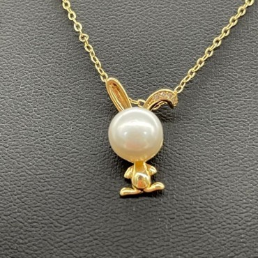 Rabbit Pearl Necklace
