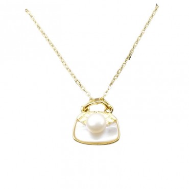 handbag design Pearl shell pendant necklace