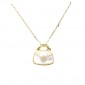 handbag design Pearl shell pendant necklace