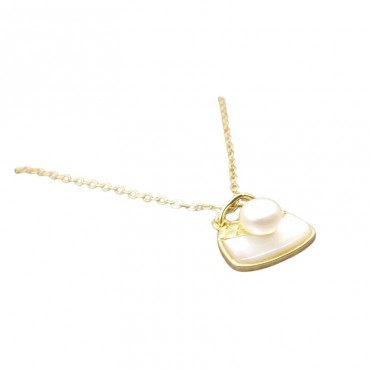 handbag design Pearl shell pendant necklace