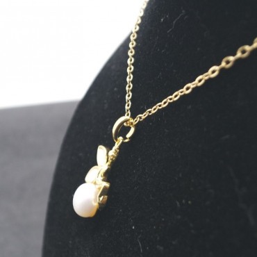 Fairy Design Pearl shell Pendant Necklace