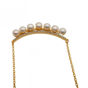 Smile Pearl Pendant Necklace
