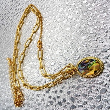 Multipurpose Two Layer Rice Shpe Pearl Beads Necklace