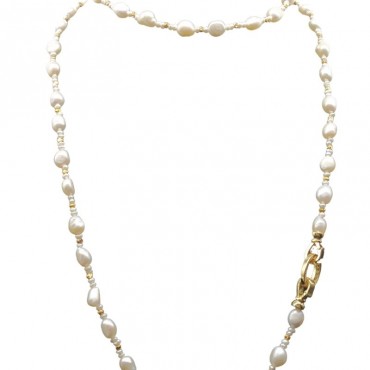 Multipurpose Baroque Pearl Long Necklace